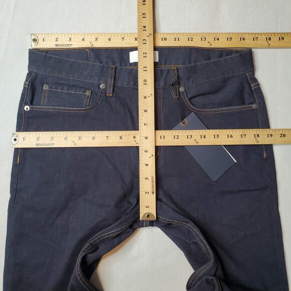 Spoke Jeans Men's Size 33X28 NWT Build B 10oz. Travel Jeans Dark Blue - Picture 9 of 10